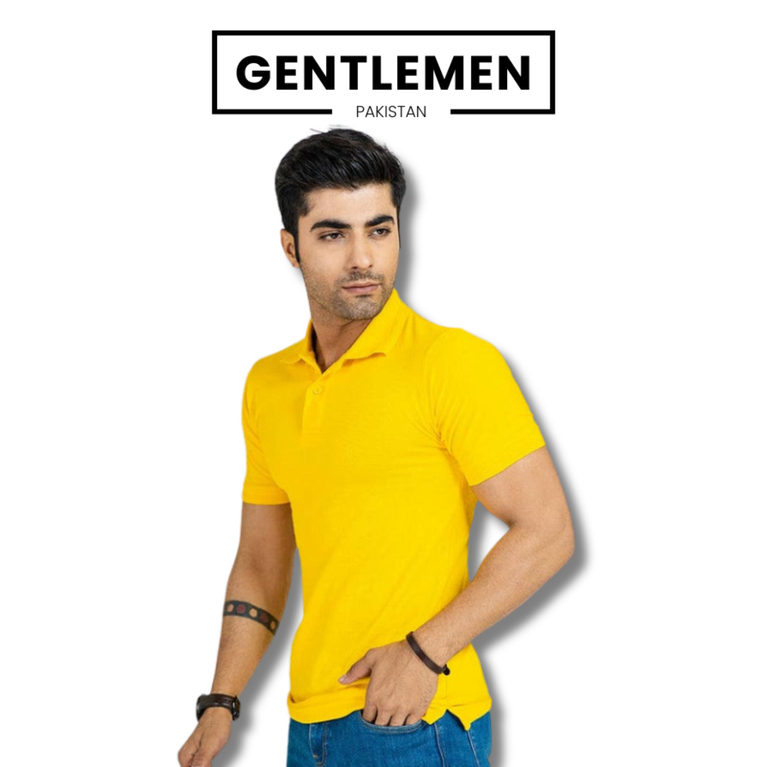 Men's Yellow Polo