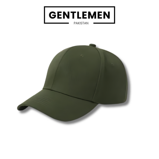 Green Plain Caps