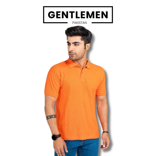 Men's Orange Polo
